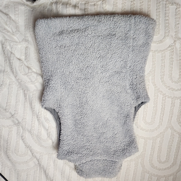 Patagonia Los Gatos Sherpa Fleece Full Zip Vest Gray Womens Size Medium - Picture 5 of 5